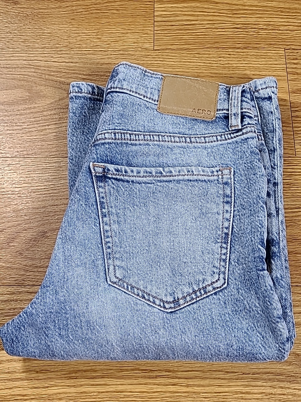 Aeropostale High Rise Flare Pre-owned Distroyed Stone Wash Womens Jeans 4x30 - Picture 8 of 8